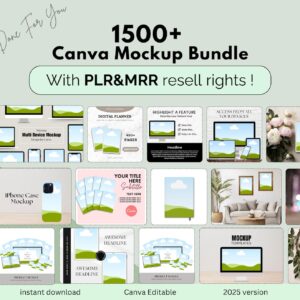 Editable Mockup Templates for Professional Product Presentation