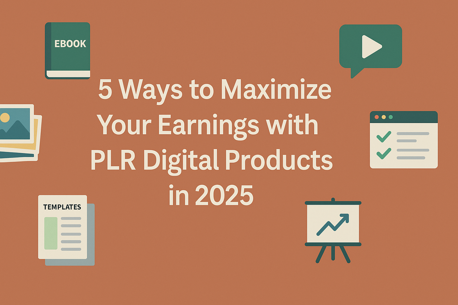 5 Ways to Maximize Your Earnings with PLR Digital Products in 2025